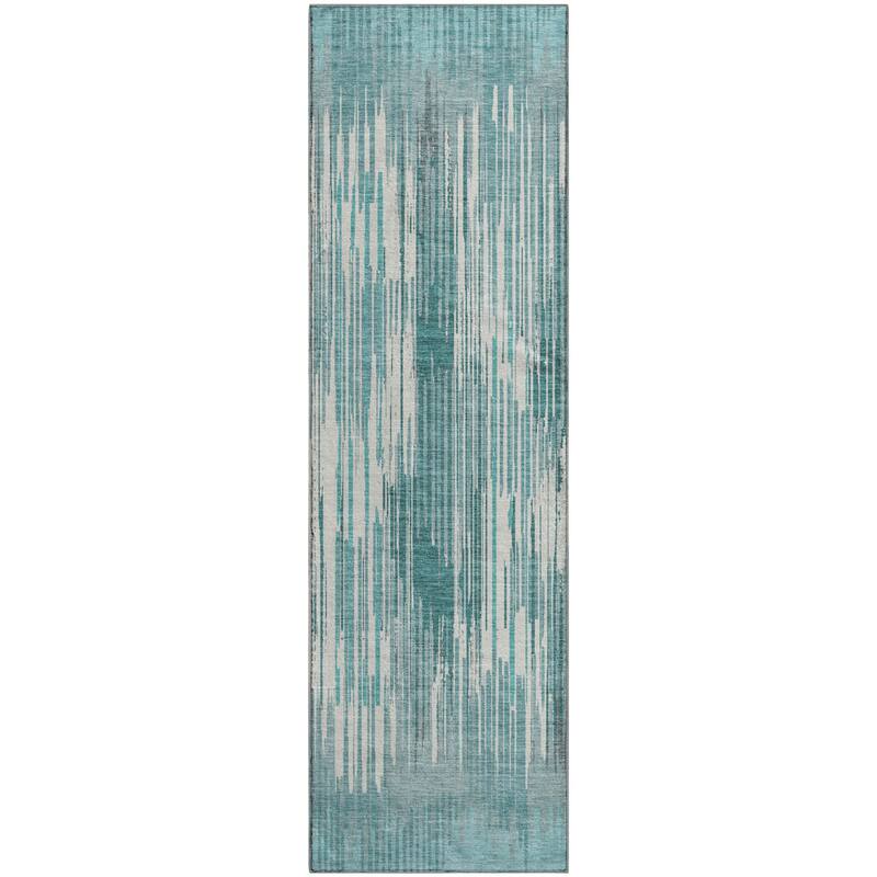 Premium Washable Super Soft Transitional Stripes Mayfield Rug