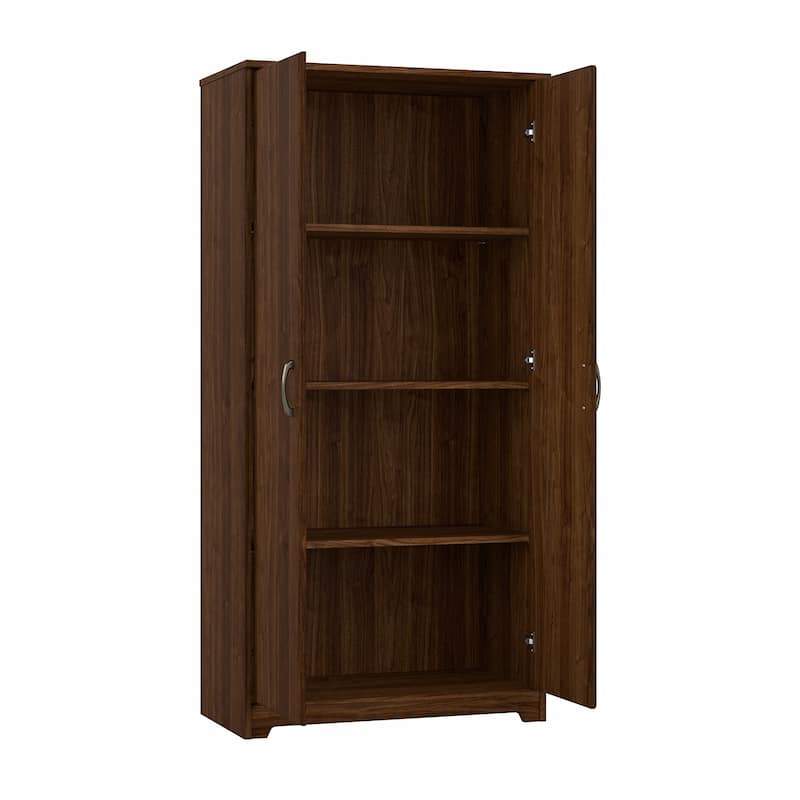Cabot Tall Storage Cabinet with Doors by Bush Furniture