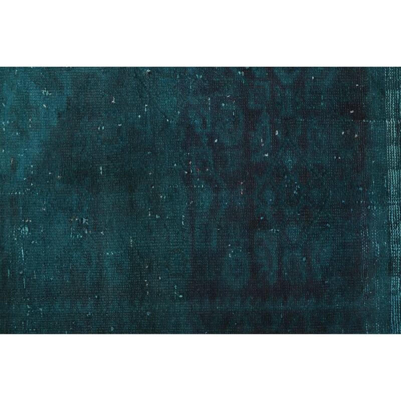 ECARPETGALLERY Hand-knotted Color Transition Green Wool Rug - 3'7 x 5'7