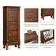 preview thumbnail 6 of 10, Costway Jewelry Cabinet Storage Chest Stand Organizer Necklace Wood - 14.8''(L) X9''(W) X38.6''(H)
