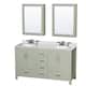 Option Light Green / Brushed Nickel Hardware