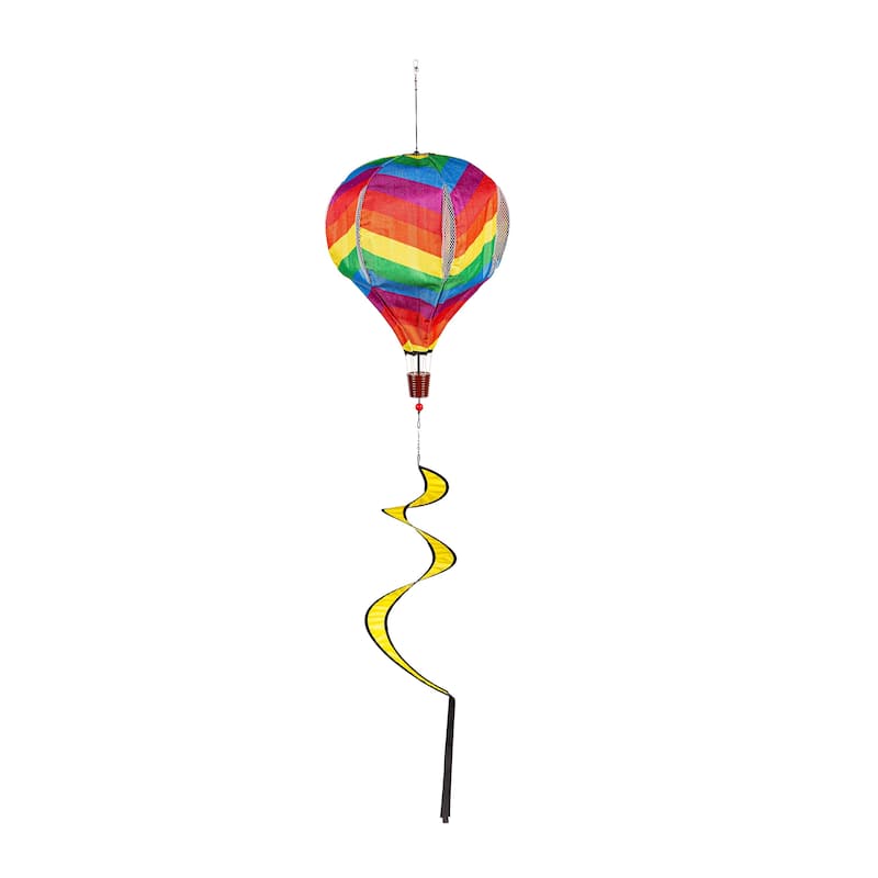 55" Rainbow Chevron Balloon Spinner