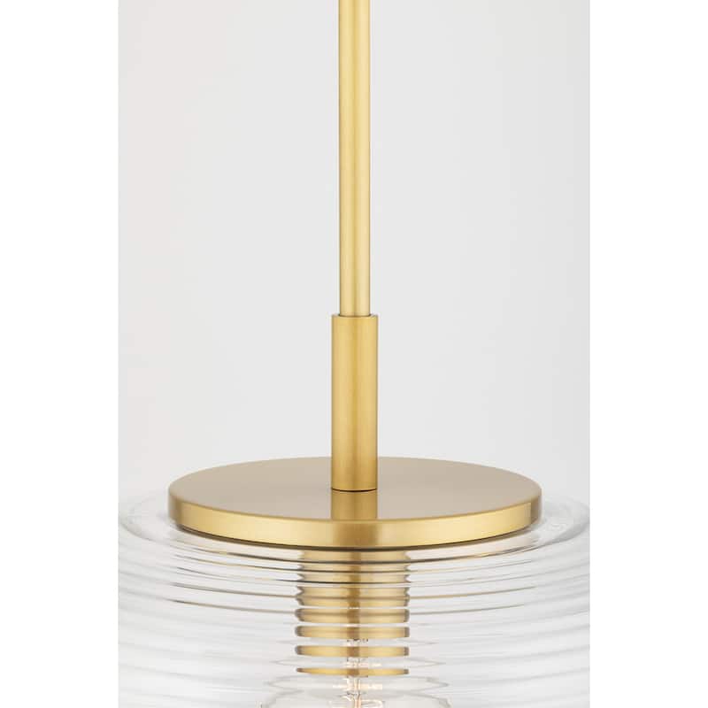 Mitzi by Hudson Valley Maggie 1-Light Pendant with Clear Glass