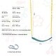 preview thumbnail 9 of 9, 2 Pack Green Kids Outdoor Swing with EVA Seat with Heavy Duty Chains Safe for Playgrounds and Backyard - 25.98 x 5.51 x 0.47 in