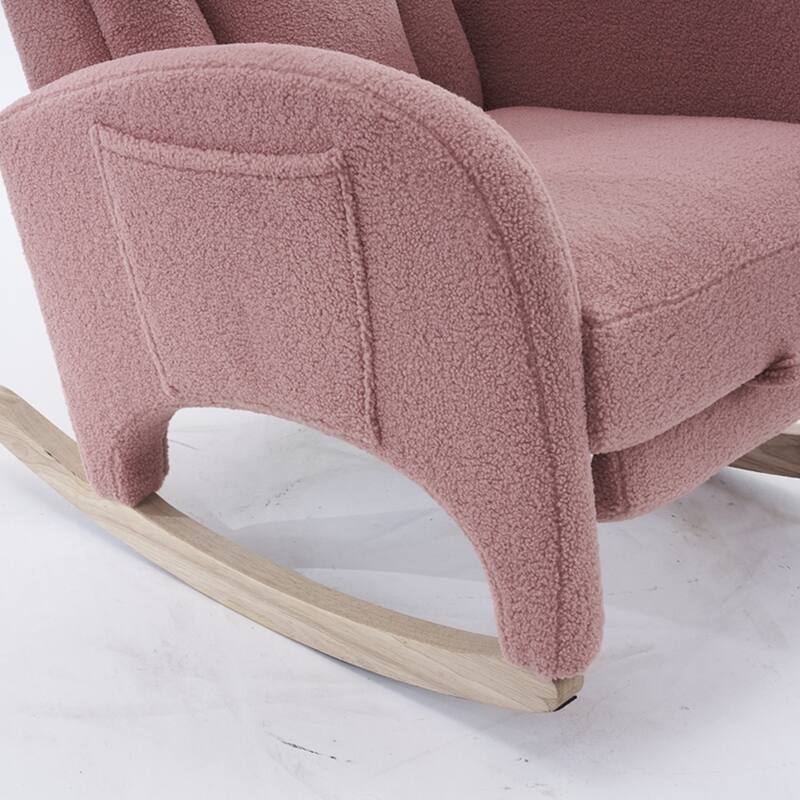 Teddy Rocking Chair With Adjustable Footrest