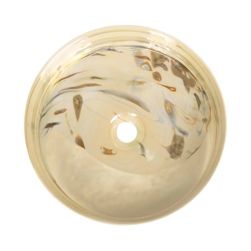 Native Trails Murano 16" Circular Glass Vessel Bathroom Sink