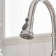 preview thumbnail 17 of 30, Pull Down Kitchen Faucet Single Handle Modern One Hole Kitchen Sink Faucets With Pull Down Sprayer Basin Tap With Deck Plate