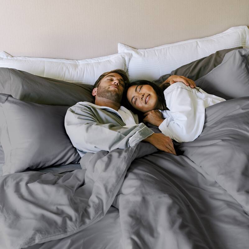 Jennifer Adams 400TC Long-Staple Cotton Sateen 3pc. Duvet Cover and Sham Set