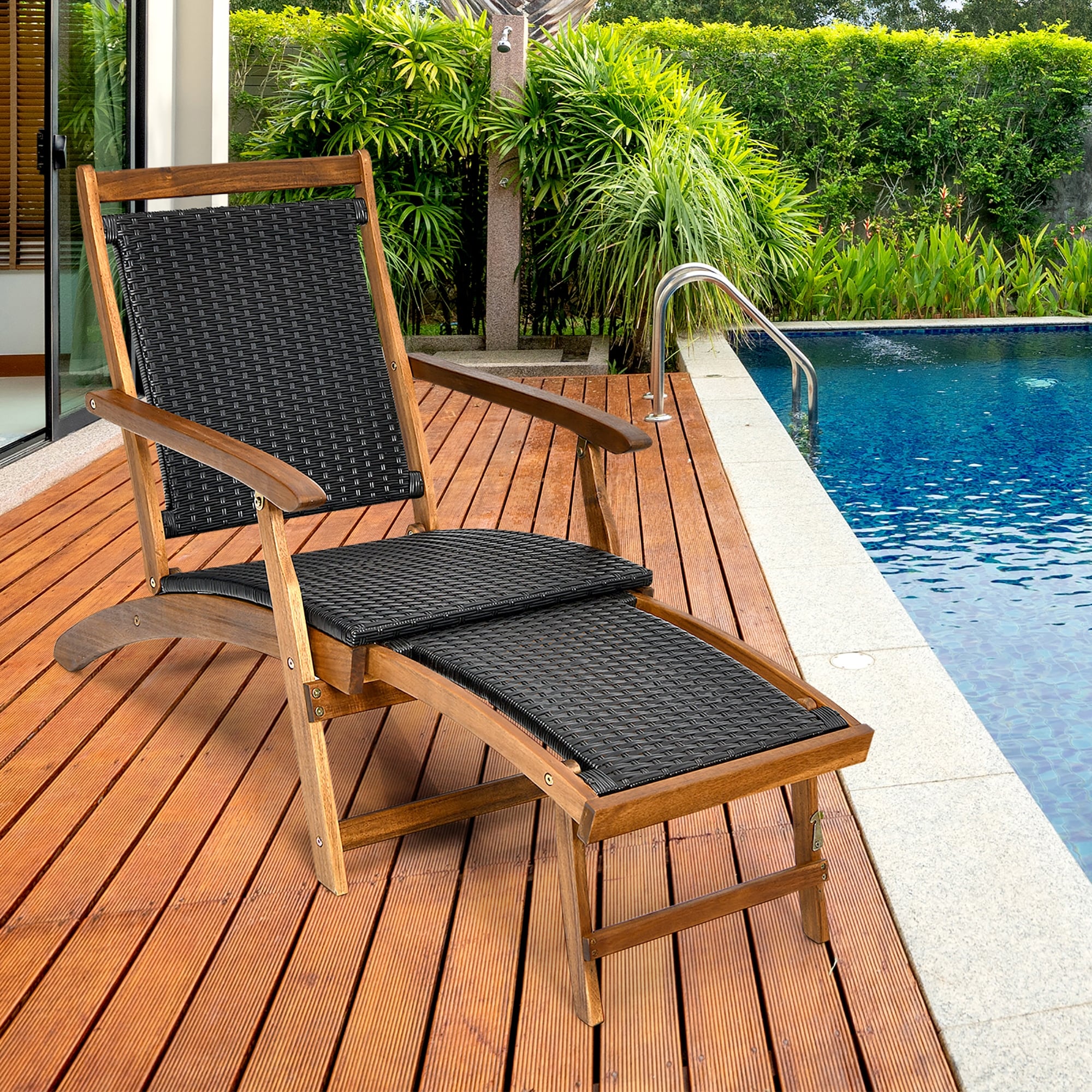Wood Outdoor Chaise Lounges Bed Bath Beyond