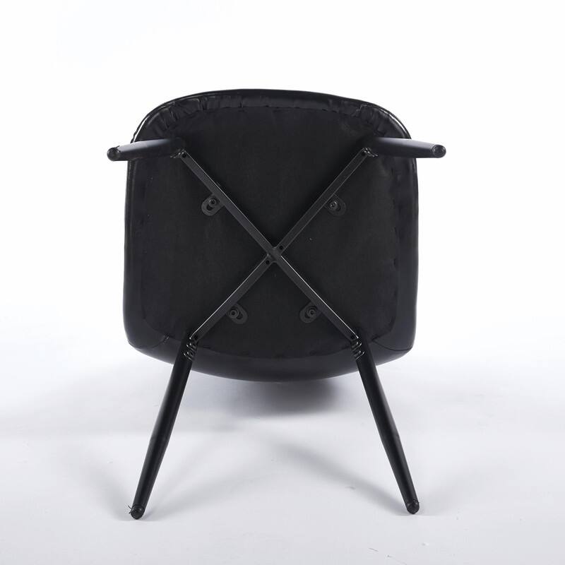 Modern Dining Chair with Durable Design, Easy-Clean Surface and Simple Assembly for Kitchen or Office