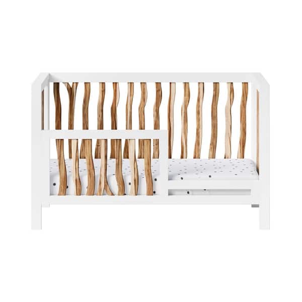 slide 2 of 7, Milk Street Branch Toddler & Day Bed Conversion Kit Acacia /Snow