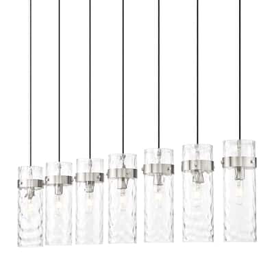 Z-Lite 7002P5-7L Fontaine 7 Light 57" Wide Linear Chandelier