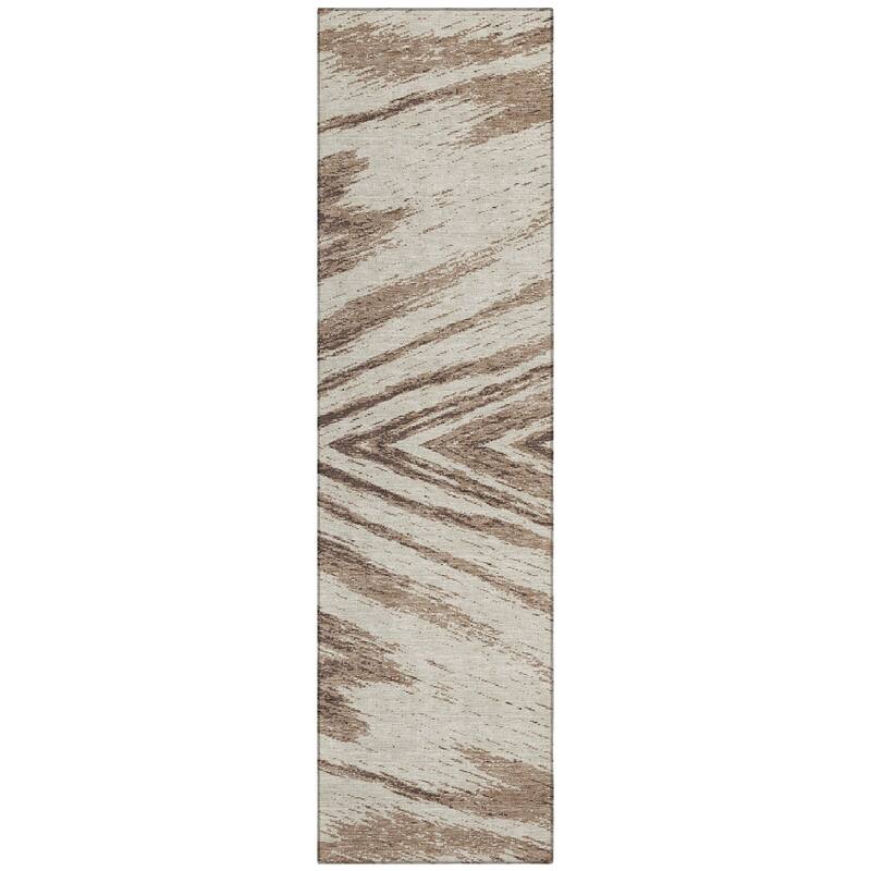 Machine Washable Indoor/ Outdoor Chantille Modern Chevron Rug