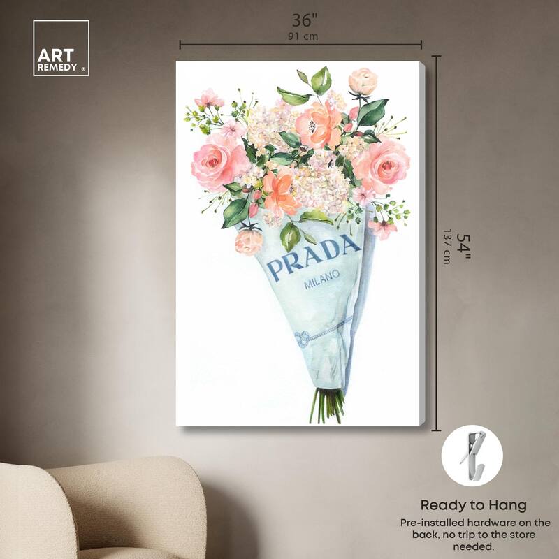 A World of Flowers Canvas by Art Remedy, Gallery Wrapped