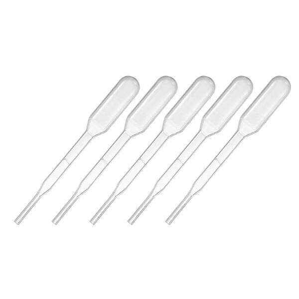 20 Pcs 0.2ml Disposable Pipettes Test Tubes Liquid Drop Droppers 61mm