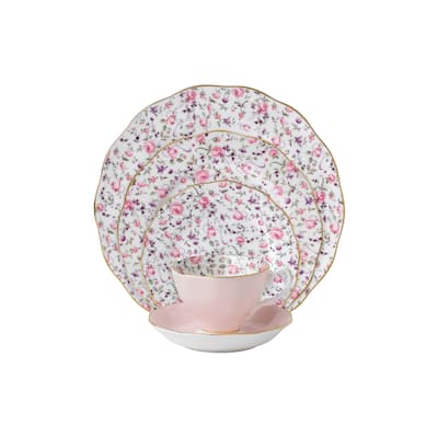 Royal Albert Rose Confetti 5-piece Place Setting