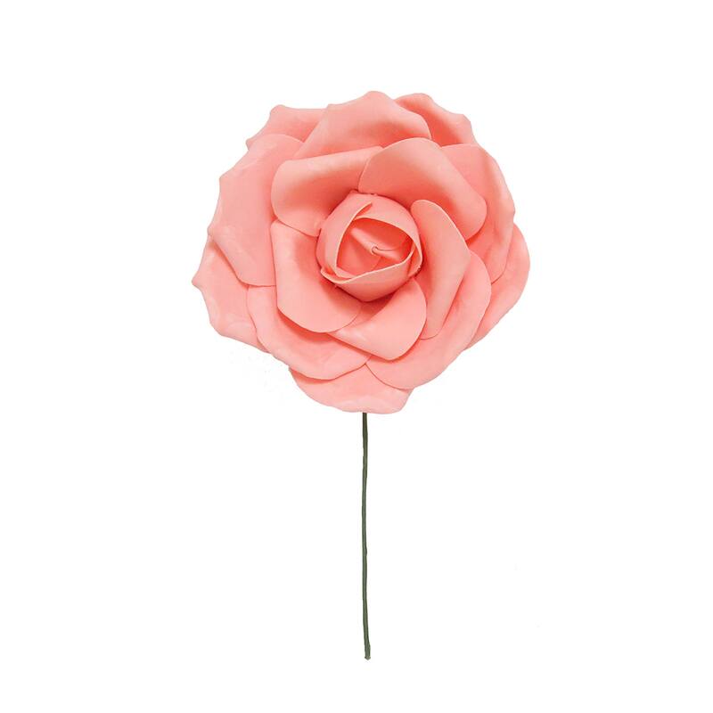 Set of 3 Large Foam Rose Stem Flower Wall Decor Backdrop Art Crafts 12in