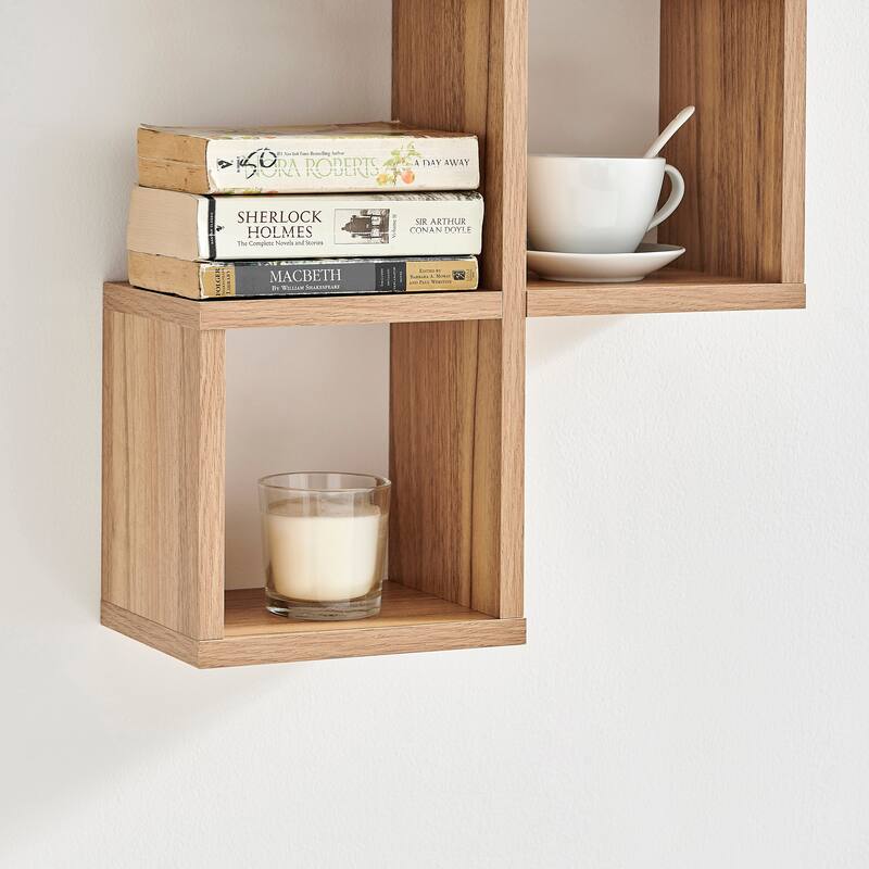 Danya B. Cubby Chessboard Wall Shelf - Horizontal or Vertical
