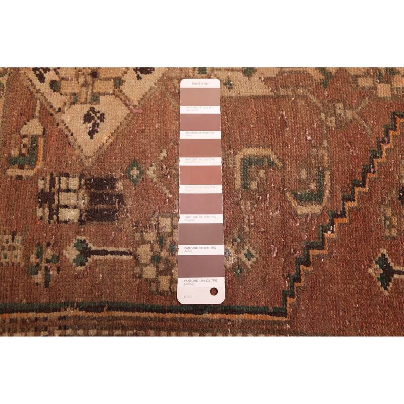 ECARPETGALLERY Hand-knotted Antalya Vintage Brown Wool Rug - 3'2 x 6'6