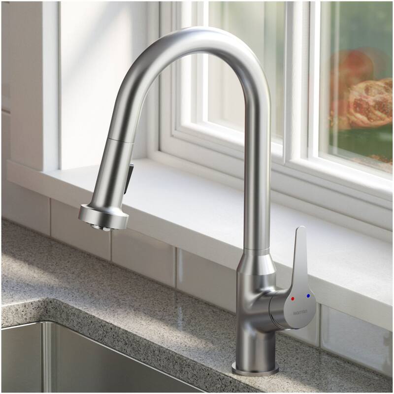 Karran USA KKF250 Dockton 1.8 GPM Single Hole Pull Down Kitchen Faucet