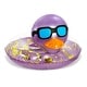 preview thumbnail 1 of 5, POZA Inflatable Duck Pool Float Tube for Kids and Adults - Purple Gold - 36 inches