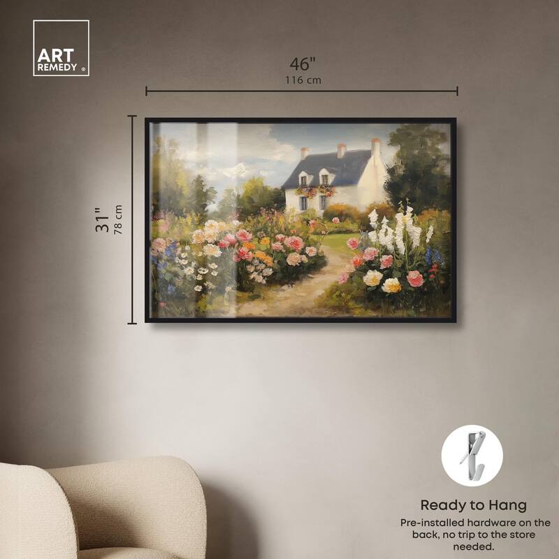 Floral Welcome Shadowbox by Art Remedy