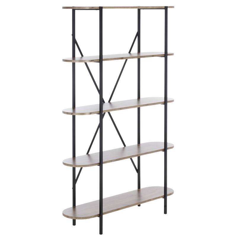 SAFAVIEH Figaro 5-Tier Shelf Etagere Bookcase - 47"W x 13"D x 71"H
