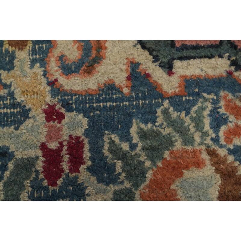 Hand Knotted Oriental 100% Wool Carpet Traditional Floral Pink Dorokhsh Area Rug - 14' 4'' X 9' 6''