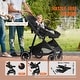 preview thumbnail 6 of 28, Carbon Steel Foldable 5-in-1 Stroller with Reversible Seat - 34.6” L x 23.6” W x 46.5” H