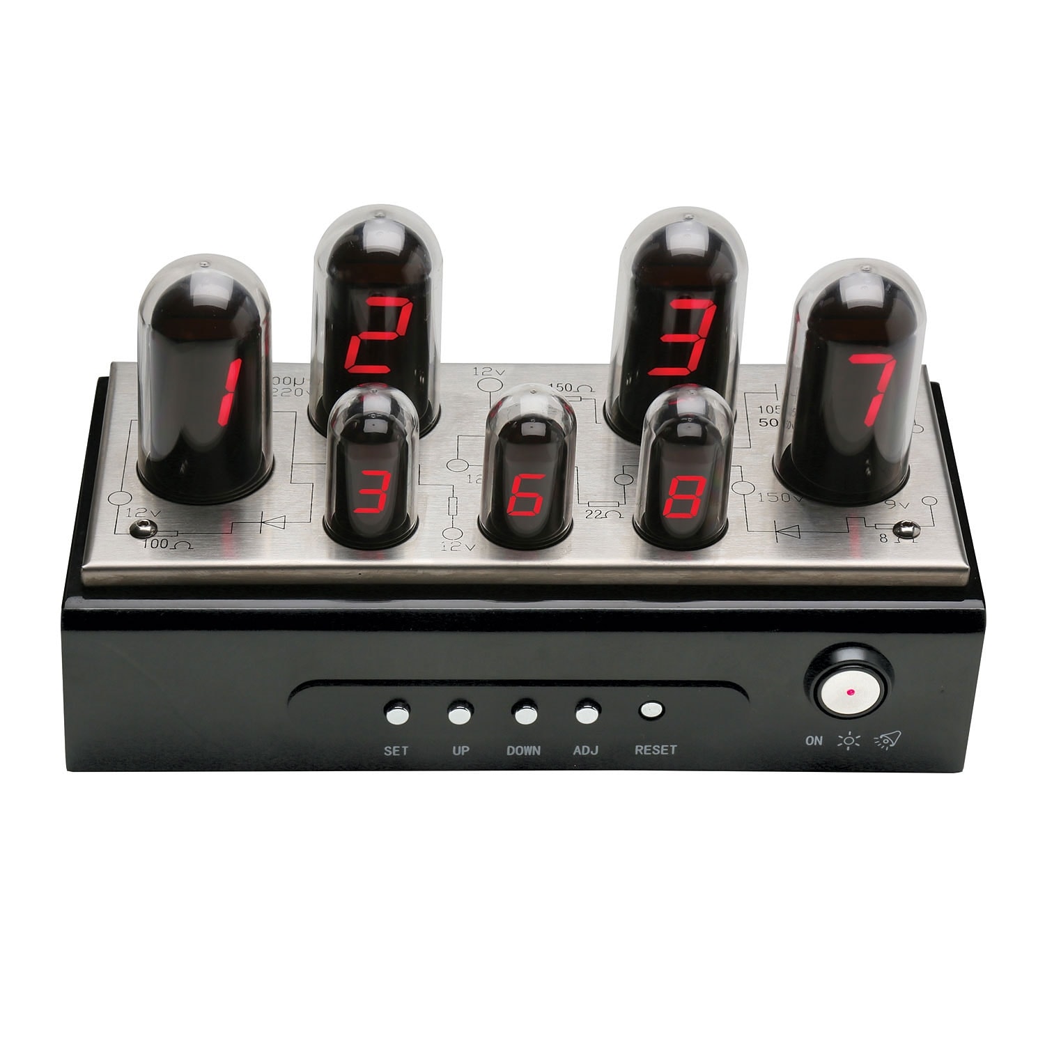 Shop Radio Tube Alarm Clock Modern Vintage Look Tube Led