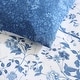 preview thumbnail 7 of 7, Laura Ashley Elise Navy Cotton Floral Bonus Comforter Set