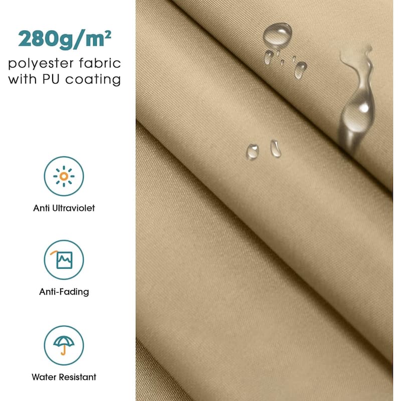 Patio Awning 13x8 Feet Fabric Replacement Sunshade Canopy