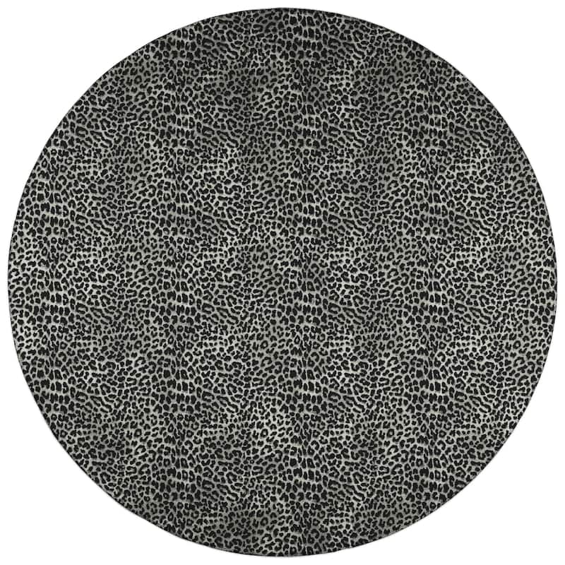 Addison Indoor/ Outdoor Safari Leopard Animal Print Washable Area Rug