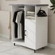 preview thumbnail 3 of 5, Compact & Modern Ironing Cart with Rolling Board, Multipurpose Cabinet for Laundry, Bedroom, and Cloakroom