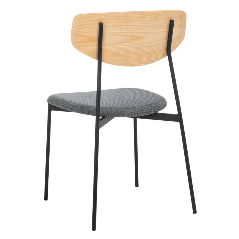 SAFAVIEH Noemie Mid-Century Dining Chair (Set of 2) - 20" W x 18.8" L x 32.5" H - 20Wx19Dx33H