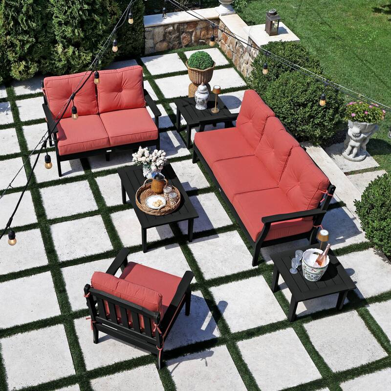 HIGHWOOD Lehigh 6-Piece Grand Deep Seating Set