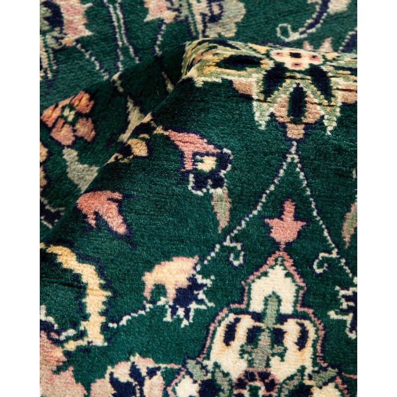 Traditional Oriental Green Runner