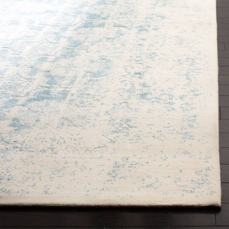 SAFAVIEH Couture Hand-knotted Centennial Fioretta Modern Abstract Silk Rug