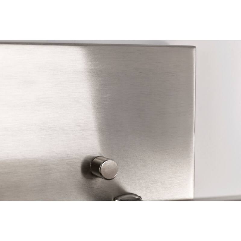 Royale 2 Light Vanity Brushed Nickel Finish Ribbed White Glass - Brushed Nickel