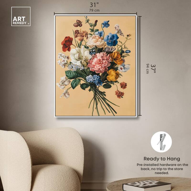 Floral Fiesta Canvas by Art Remedy