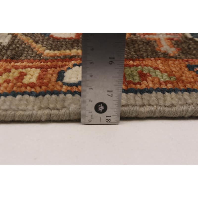 ECARPETGALLERY Hand-knotted Jules Serapi Light Grey Wool Rug - 7'9 x 10'1