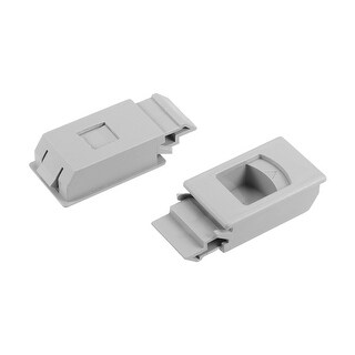 Plastic Slide Latch Window Door Inside Pull Rectangular Gray 61mm ...