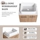 preview thumbnail 45 of 62, Beingnext 24"/30" Single Bathroom Vanity with Sink, Floating Bathroom Vanity with 2 Soft Close Doors
