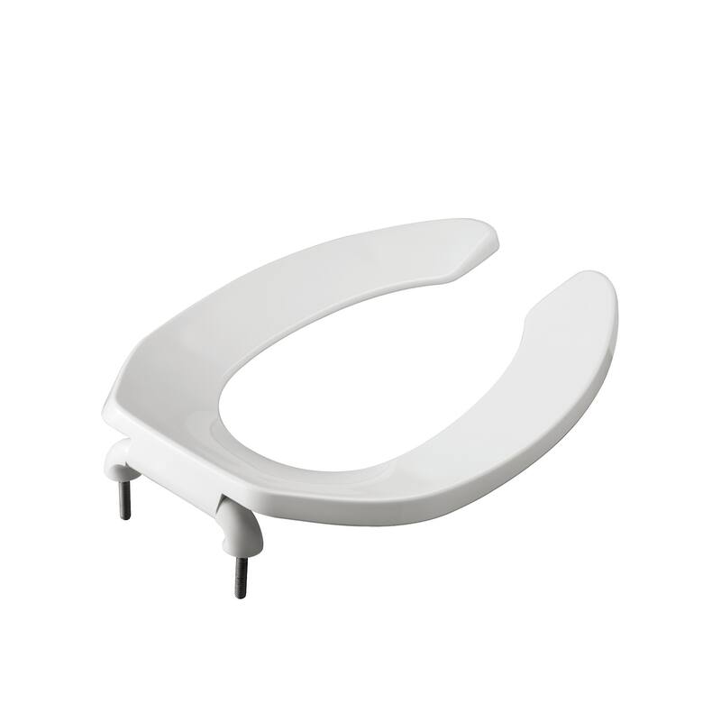 Swiss Madison SM-SES99 Elongated Open-Front Toilet Seat with Soft - White