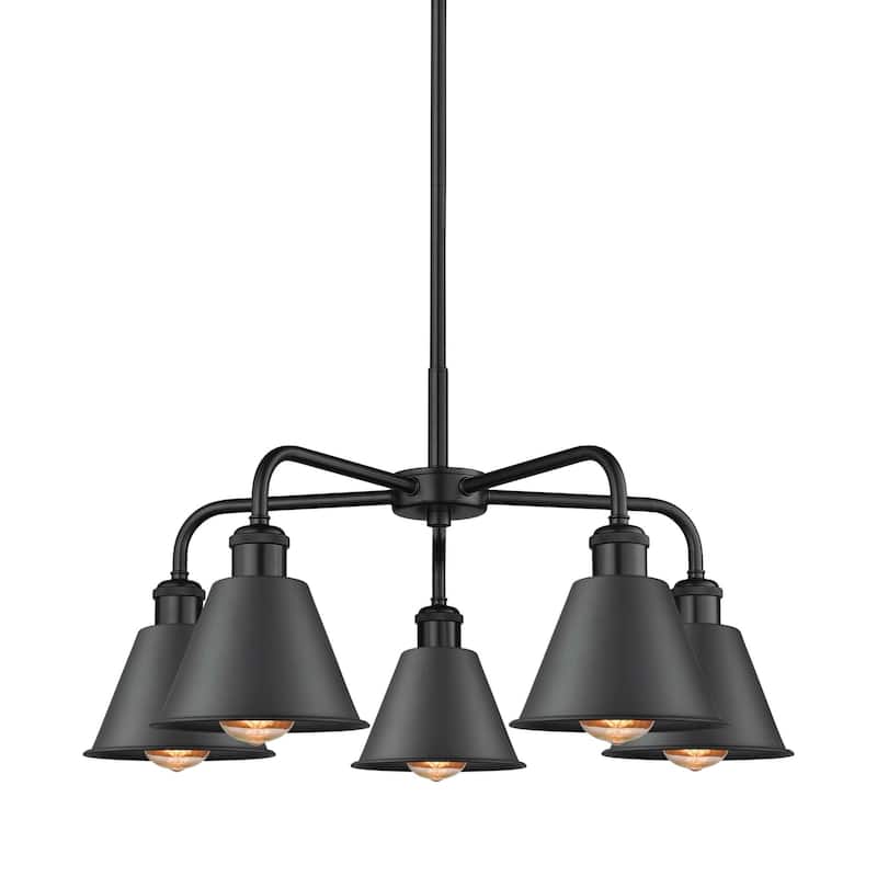 Innovations Lighting 516-5CR-14-25 Ballston Chandelier Ballston 5 - Matte Black