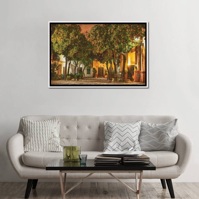 iCanvas "Night in Sevilla" by Lars van de Goor Framed