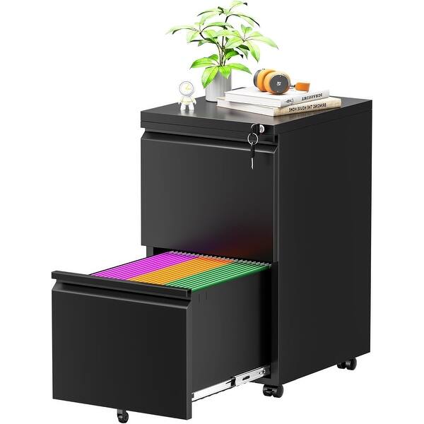 18'' D 2 Drawer Mobile Office File Cabinet - Bed Bath & Beyond - 42711687