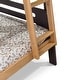 preview thumbnail 14 of 24, Furniture of America Elbrook Modern Solid Wood Twin over Full Bunk Bed