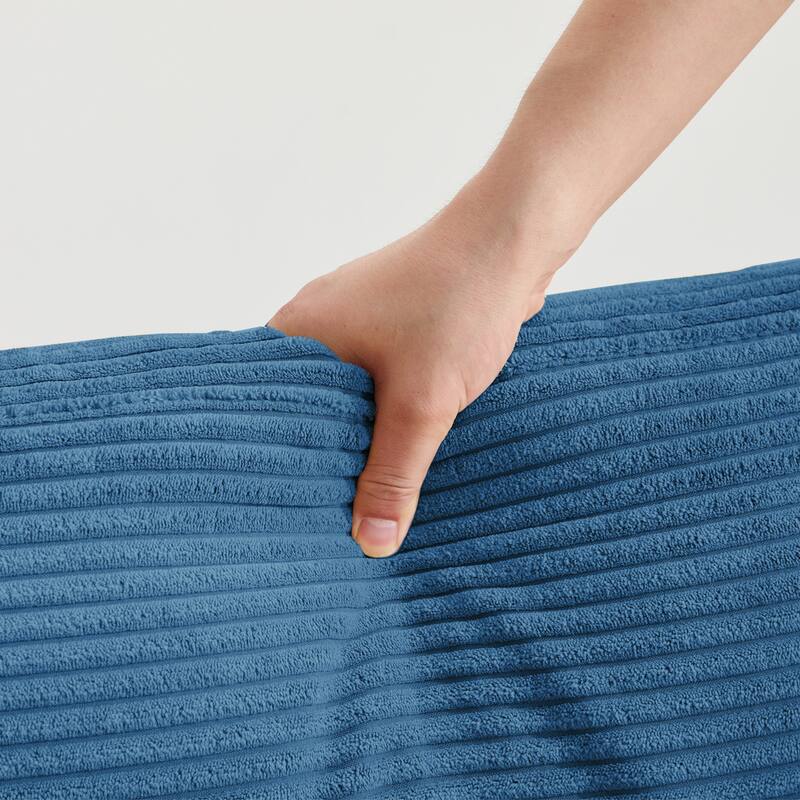 Corduroy Widened Single Sofa Chair, A Extra Lumbar Pillow