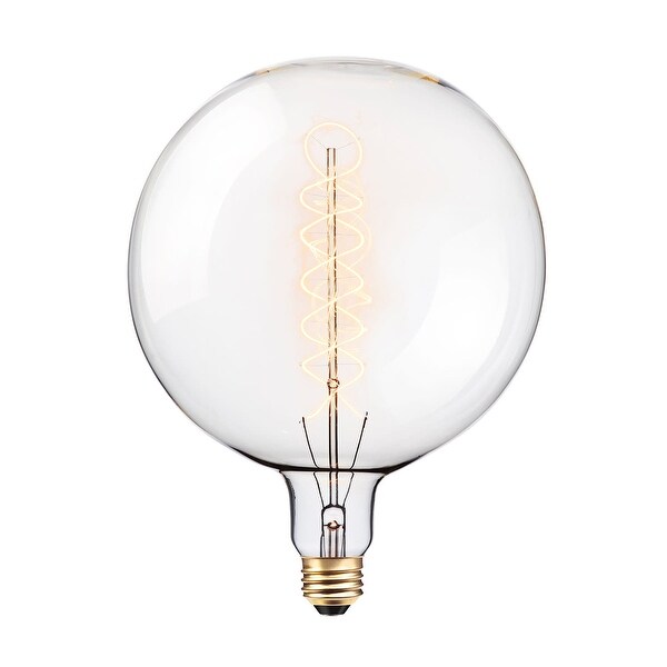 Globe Electric 80128 100 Watt Oversized Vintage Round Dimmable Incandescent Bulb with Medium E26 Base Bed Bath Beyond 23033121